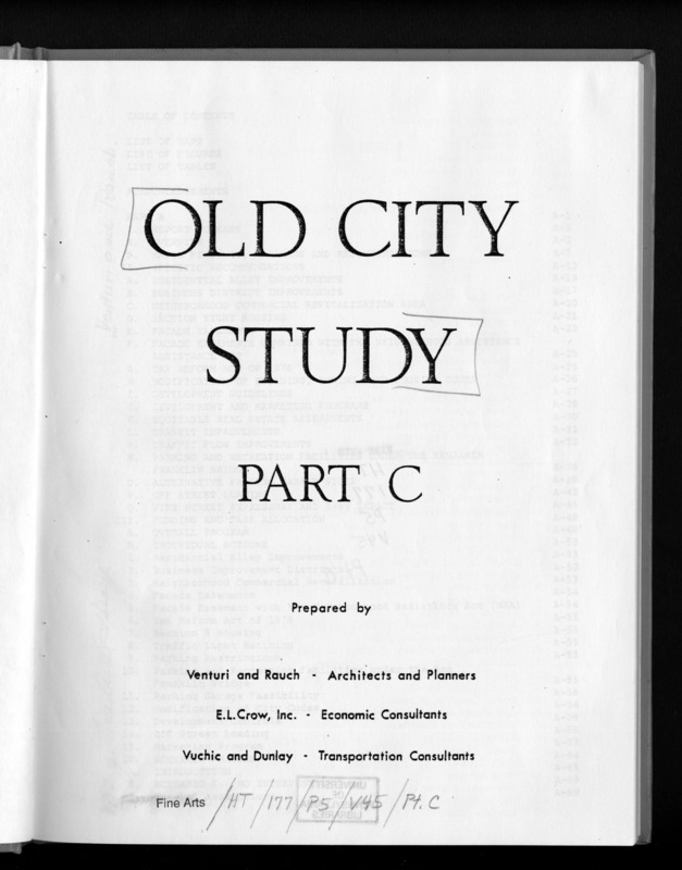 Old City Study: Part C